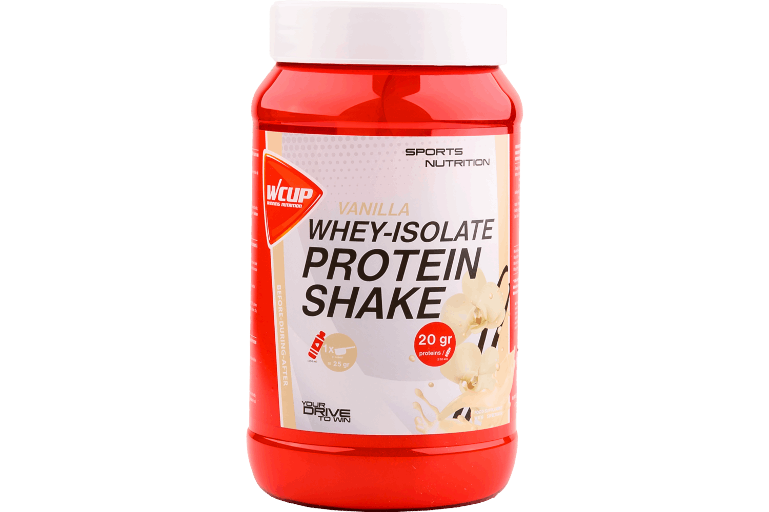 Wcup - Whey Isolate Protein Shake Vanille 600 Gram